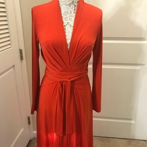 Pleated Detail Dress